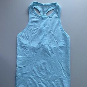 Blue High Neck Lululemon Tanktop - size 4